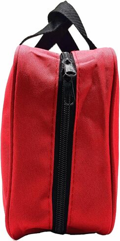 First Aid Bag Empty Medical Bags Travel Rescue Pouch First Responder Storage Compact Survival Medicine Bag for Car Home Office Kitchen Sport Outdoors Field Trips (Black) in Saudi Arabia