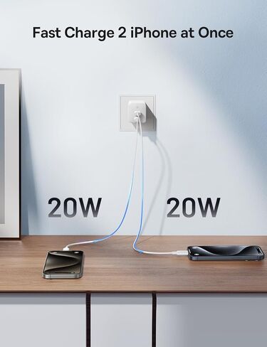 BASEUS PICOGO 67W USB C Charger ، أصغر 3 منفذ شحن سريع مع قابس قابل للطي و 40W TYPRE C ACRGER in Kuwait