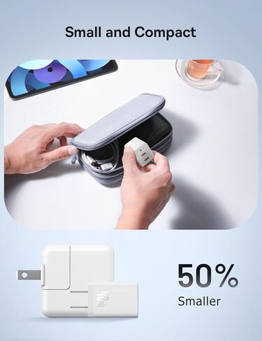 BASEUS PICOGO 67W USB C Charger ، أصغر 3 منفذ شحن سريع مع قابس قابل للطي و 40W TYPRE C ACRGER in Kuwait