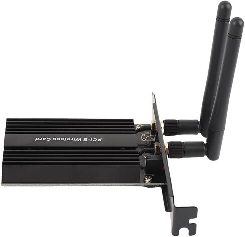 Yunseity PCIe Wireless Network Cardadapter ، PCIe to NGFF M.2 WiFi Module 5.0 Resin Iron للكمبيوتر الشخصي in Saudi Arabia