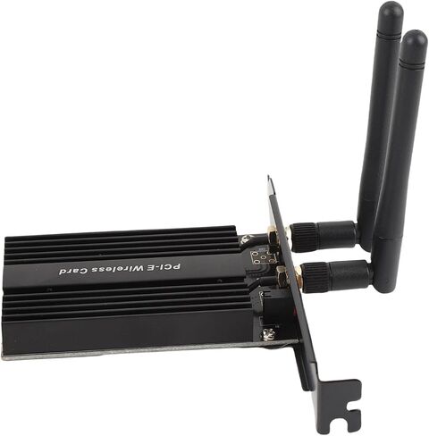 Yunseity PCIe Wireless Network Cardadapter ، PCIe to NGFF M.2 WiFi Module 5.0 Resin Iron للكمبيوتر الشخصي in Saudi Arabia