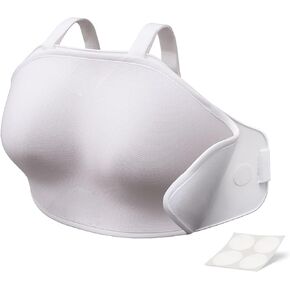 Fencing Chest Guards - Double Soft-Layer Fencing Chest Protector for Women - FIE Certificate Plastic Breast Protector - Fencing Gear for Foil Epee Sabre