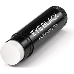 Baseball Eye Black, Anti-Glare Under Eye Black Sports Grease Stick for Baseball Softball Soccer Lacrosse Hockey Athletes Sports Training, Sports Eye Black Stick (White)