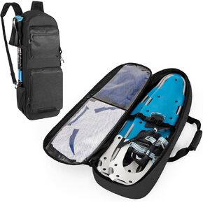 DSLEAF Snow Shoes Bag for 25"-30" Snowshoes, Snowshoe Backpack Holds A Pair of Poles, Gloves and Other Accessories, Suitable for Hiking and Climbing (Patent Design), Bag Only