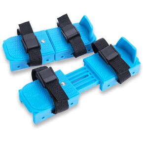 1 Pair Toddler Ice Skates- Adjustable Kids Ice Skates- Double Runner Ice Skates with Strap Fastening for Toddlers, Kids, Junior Skater