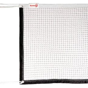 Badminton Net, Standard Size All-Weather Volleyball Badminton Net Replacement for Indoor Outdoor Use, Portable Badminton Mesh Net with Storage Bag