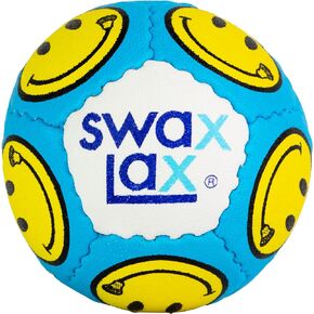 SWAX LAX Lacrosse Training Ball - Help Your Kids Develop Their Skills & Practice with Confidence (1 Smile)