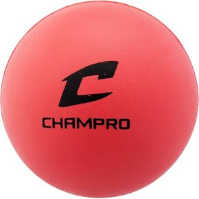 Champro Sports Foam Lacrosse Ball, Pink,12 Pack