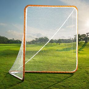 Lacrosse Goal Portable Lacrosse Nets for Backyard Heavy Duty Steel Frame Lacrosse Training Net Training Equipment Lacrosse net 6x6FT
