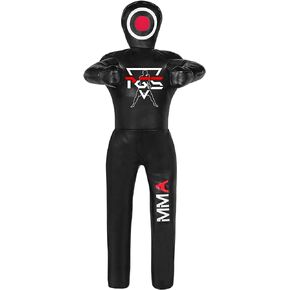 MMA Grappling Dummy Judo Karate Punching Bag Dummy BJJ Wrestling Dummy Practice Martial Arts Boxing Standing Position Brazilian JIU Jitsu Submission Training - UNFILLED