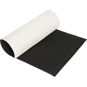 NovelBee 30" x 20“ x 0.22" Universal DIY Traction Non-Slip Grip Mat Pad with Trimmable EVA Sheet for Boat Decks,Kayak,Surfboard (Black)