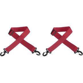 PATIKIL 100cmx3.8cm Ski Boot Carrier Strap, 2 Pack Snowboard Boots Adjustable Carrying Strap for Ski Boots, Roller Skates, Carrying Boards, Yoga Mats, Bright Pink