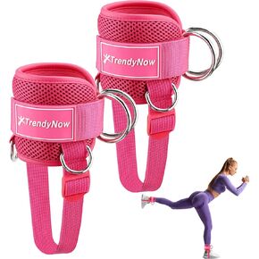 أشرطة الكاحل لآلات الكابلات، أساور كاحل قابلة للتعديل لآلة الكابلات، أشرطة كاحل مبطنة ومريحة للتمرين في صالة الألعاب الرياضية للأرداف، وركلات الساق، وحزام الكاحل الموزون، وأشرطة الساقين لآلة الكابلات in Kuwait