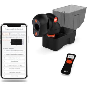 Table Tennis Robot Ping Pong Ball Machine, Remote/APP Control, 264 Pre-Saved Ball Trajectories, Programmable Training Drills - Spin, Frequency, Ball Speed, Rotation Intensity, Landing, Hight