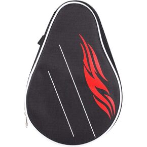Ping Pong Paddle Bag, Table Tennis Bat Case Table Tennis Bat Cover Oxford (Black) Table Tennis Supplies