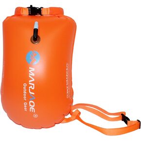 20L Storage Swim Buoy for Open Water Swimmers ，Waterproof Dry Bag Swim Safety Float