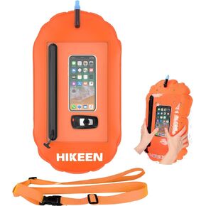 Swim Buoy -Waterproof Touchscreen Storage Space, Swim Safety Float w/Adjustable Waist Belt for Open Water Swimmers in Saudi Arabia