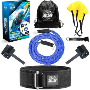 Swim Tether Stationary Swimming System, Swim Resistance Belt, Swimming Tether Belts for Swimming,Pool Harness, Swim Training Belt,Stationary Swim Trainer, Swimming Belt, Swim Belts in Saudi Arabia