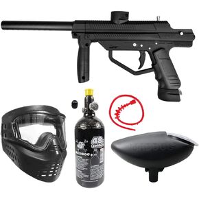 Maddog JT Stealth Semi-Automatic .68 Caliber Bronze Paintball Gun Starter Package