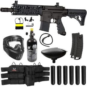 Maddog Tippmann TMC MAGFED Titanium Paintball Gun Starter Package