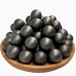 50 Counts .68 Cal Aluminum Balls, Reusable Solid 68 Caliber Self Defense Balls Fit For Byrna SD And Umarex HDS/HDR 68, 7.3 Grams Hard Kinetic Projectile Paintballs For Target Practice (BLK)