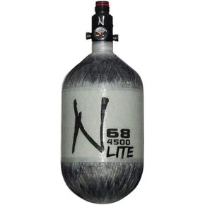 Ninja Carbon Fiber HPA Tank - 68/4500 LITE - Adjustable Reg - Grey