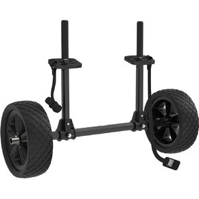 GanFindX Detachable & Aluminum Adjustable Width Kayak Cart | Plug-and-Play Kayak cart, Kayak Dolly, sit on top Kayak cart, Easy to Install & Carry, Suitable for Kayaks Canoes with Scupper Holes