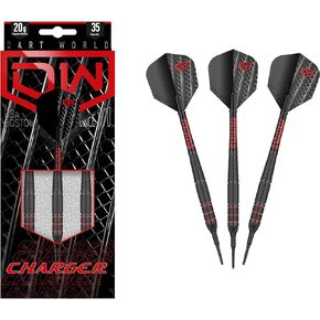Charger 80% Soft 11 Tip Darts, Precision Balanced, Accurate, and Durable - Perfect for Professional and Recreational Players