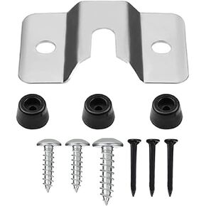 Silver Mounting Bracket Kit Screws Darts Boards for Wall Hanging Mounting Bracket Kit The Can Be Firmly Fixed to The Wall, Back Panel Or Cabinet