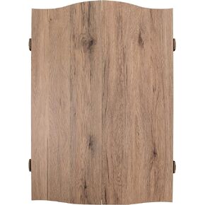 Tan CricketPro Dartboard Cabinet | Designed for Arachnid 15.5" CricketPro 900, 800, 750, 650 Electronic Dartboards | Does Not Include Dartboard