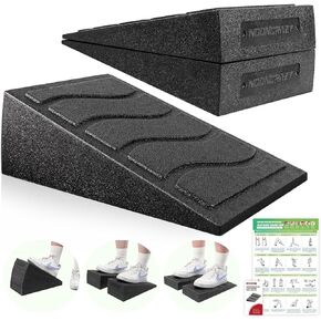 Slant Board for Calf Stretching, 5 Adjustable Angles Incline Board for Calf Stretching, 480 lbs Weight Capacity Calf Stretch Wedge for Exercise, Squat, Ankle Mobility & Physical Therapy