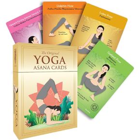 The Original Yoga Asana Cards – Workout Deck with Over 120 Yoga Poses – Yoga Sequencing Deck with Yoga Cues and Sanskrit Names for Beginners and Teachers – Unique Yoga Gift for Women or Any Yoga Lover