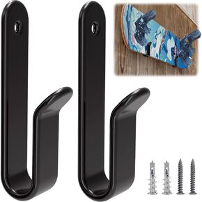 Horizontal Snowboard Wall Mount Clips Snowboard Wall Rack Snowboard Mount Storage Snowboard Display Wall Mount for Room, Garage（1 Set）