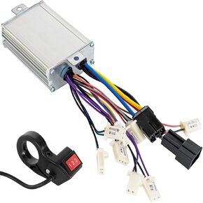 Brush DC Controller 36V 48V 1000W Brush Motor Speed Control Brushed Controller with 3 Speed Switch for Scooter Electric Bicycle