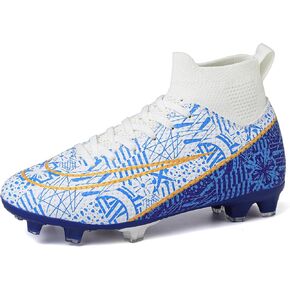 Boys Girls Soccer Cleats Lace Up Cleats(Little Kid/Big Kid)/AG