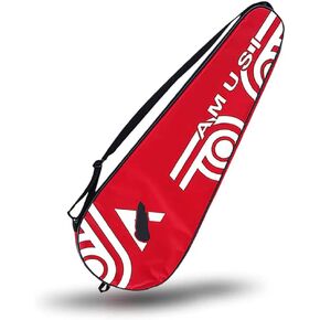 Badminton Racket Cover Bag Waterproof Single Shoulder Racket Cover Paddle Racket Carrying Case with Adjustable Shoulder Strap Multi-use Sport Equipment Shoulder Bag for Outdoor Sports