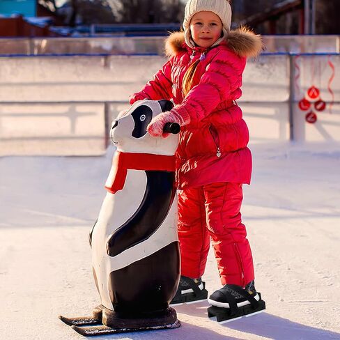 1 Pair Toddler Ice Skates- Adjustable Kids Ice Skates- Double Runner Ice Skates with Strap Fastening for Toddlers, Kids, Junior Skater in Saudi Arabia