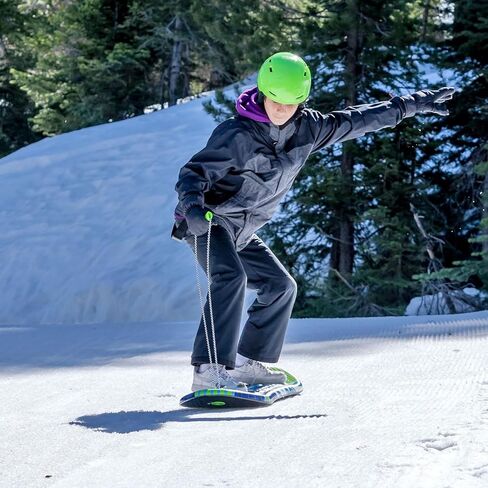 Artikfun قسط رغوة التزلج على الجليد حبل السحب ومقبض الحجم للشباب والكبار | تصميم محيطي للقدم بطول 48 بوصة، رائع للفناء الخلفي والتلال المحلية in Kuwait