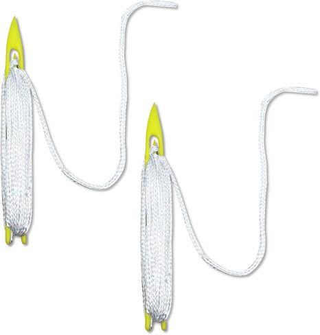 2Pcs 5mm 49ft Lacrosse Goal Net Lacing Cord with 2 Pcs Installation Aid,Lacrosse Net Lacing Rope,Hockey Net Lacing Rope Lacrosse net Replacement Fixing of Garden,Backyard,Playground in Saudi Arabia