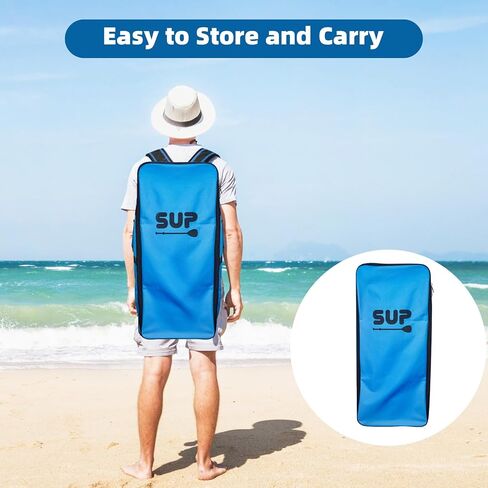 لوح مجداف قابل للنفخ، مع ملحقات لوح مجداف SUP ممتازة وحقيبة هاتف مقاومة للماء، تصميم ثابت بعرض 33 بوصة، سطح مريح مانع للانزلاق للشباب والكبار in Kuwait
