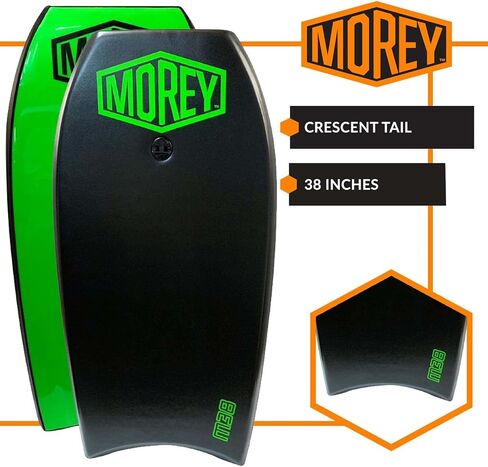 Morey Body Board M38 - 38 INCH - PHUZION EPS CORE - Crescent Tail - IXL Deck - HDPE Slick - Coil Leash in Saudi Arabia