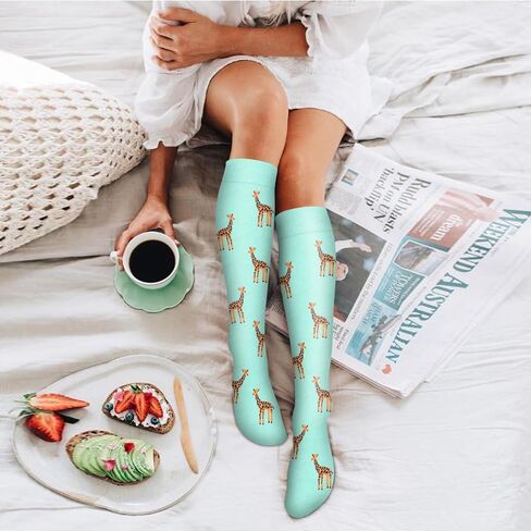 مجموعة من 6 جوارب ضغط نحاسية من بلومابل للنساء والرجال، أفضل دعم للدورة الدموية والجري والتمريض والرياضة in Kuwait