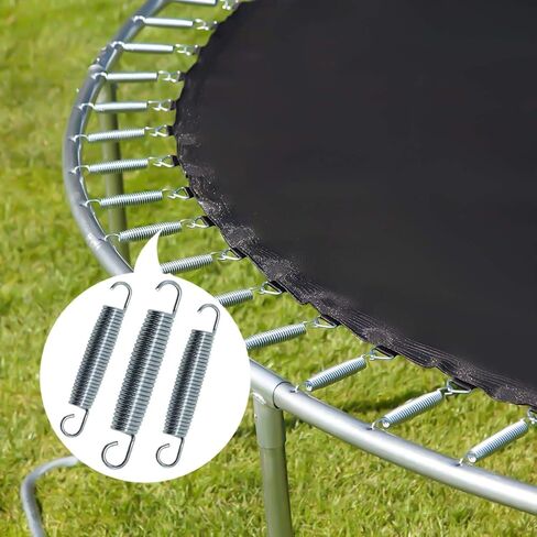 Trampoline Springs Heavy Duty 5.5-7Inch Stainless Steel Trampoline Replacement Springs Universal Trampoline Accessories with Spring Tool with 16 Pack in Kuwait