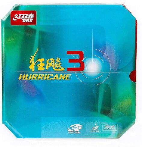 BestParts DHS Hurricane 3-NEO لوح مطاطي لتنس الطاولة، مطاط بينج بونج، 2.2 مم in Saudi Arabia