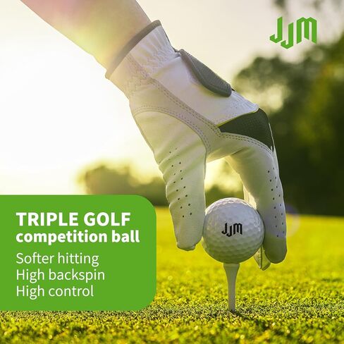 Triple Golf Balls are Suitable for tournaments and Competitive Greens(12 pcs) in Kuwait