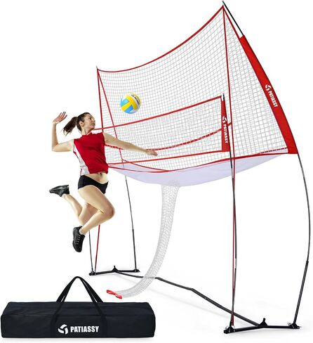 Volleyball Training Equipment Net for Indoor Outdoor Use Volleyball Practice Net Great for Serving and Dunking Drills with Easy Setup in Saudi Arabia