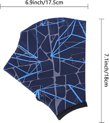 2 Pairs Swimming Gloves Aquatic Hand Swim Training Gloves Nylon Gloves for Men Women Webbed Fitness Water Resistance Training Gear Gloves Fit Aquatic Training Swim Costume Dive Hand Equipment in Saudi Arabia