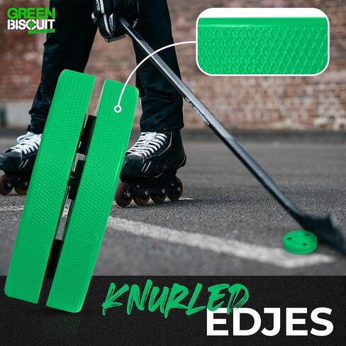 Green Biscuit Snipe Shooting Stick Handling Training Street Hockey Puck in Saudi Arabia