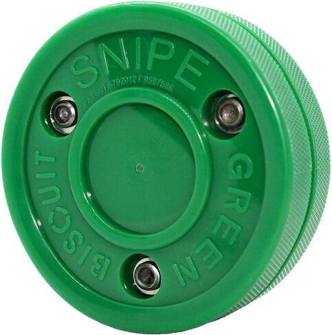 Green Biscuit Snipe Shooting Stick Handling Training Street Hockey Puck in Saudi Arabia