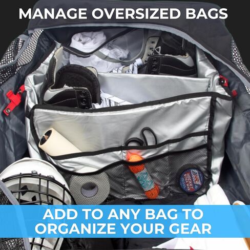 علبة معدات الهوكي من أتليتيكو - منظم حقيبة الهوكي لهوكي الجليد، والهوكي الميداني، والتزلج على الجليد والمزيد in Kuwait